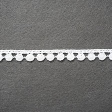 20yards Lace Trims Edge Ribbon Crocheted DIY Craft Sew Black White 1.3cm Costume