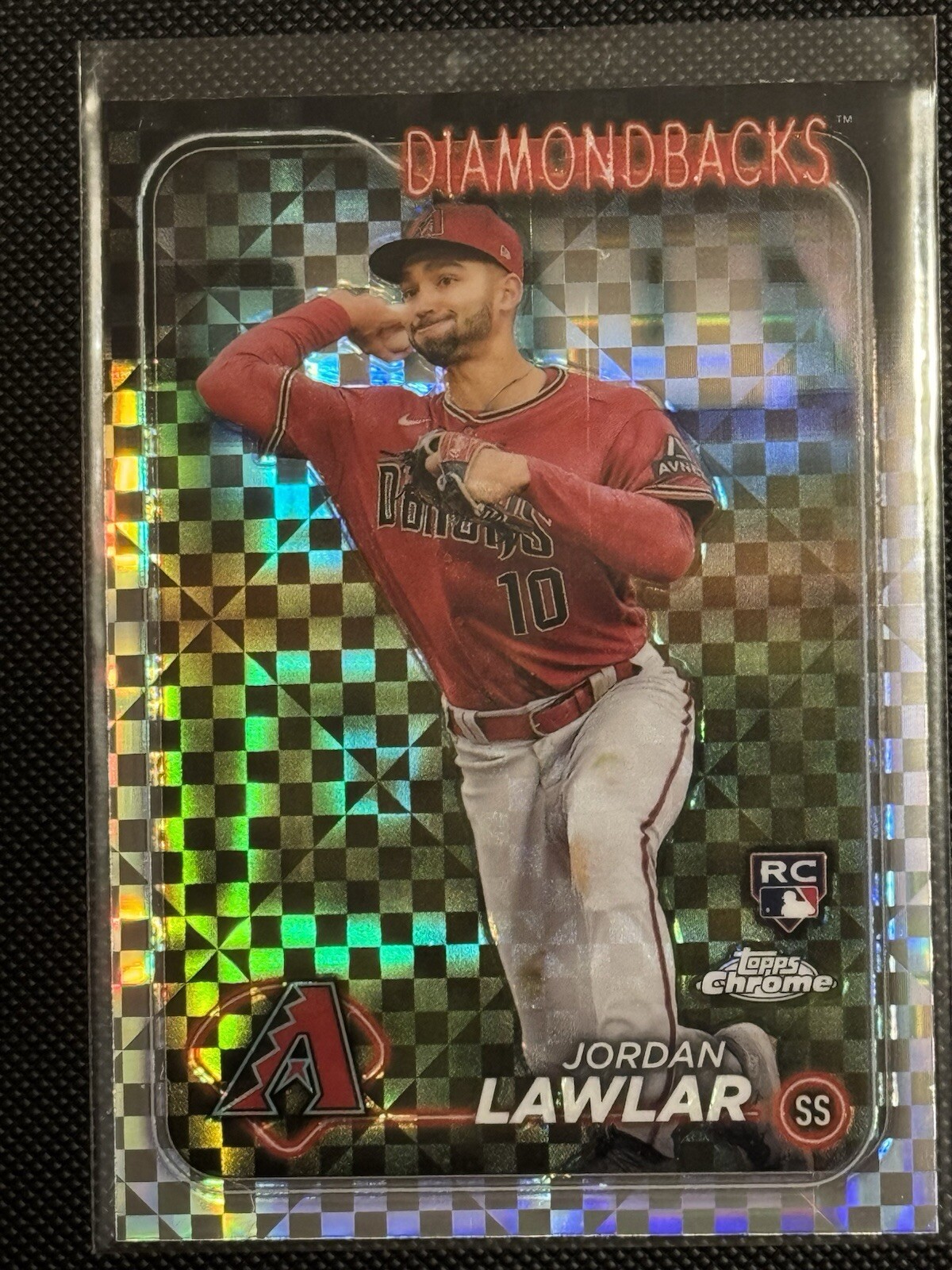 2024 Topps Chrome - X-Fractor #229 Jordan Lawlar (RC)