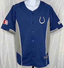 Indianapolis Colts Stitched Embroidered Jersey Sz M VF Imagewear NFL Football