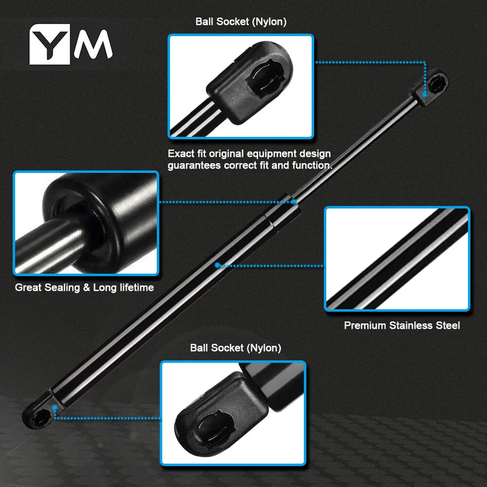 Qt2 Fits Ferrari Mondial / Ferrari Mondial 3.2 1980 to 1995 Lift Supports Trunk - Изображение 3 из 4