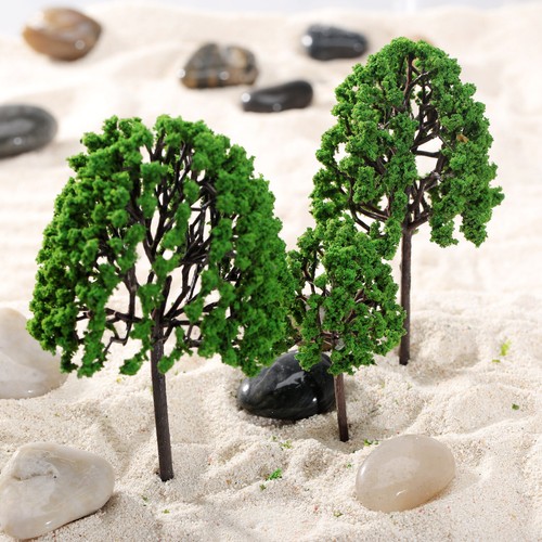 11pcs Assorted Trees Model Train Garden Park Scenery Layout Diorama O Scale 1:50 - Picture 4 of 8