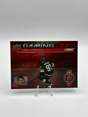 Kirill Kaprizov 2024-25 UD Series 1 Gaming FOV #GFOV-8 Minnesota Wild