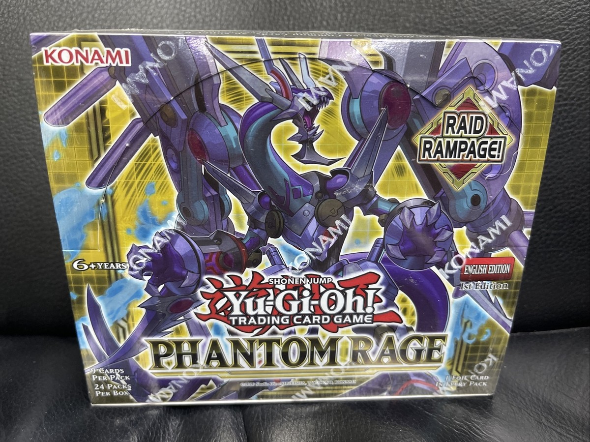 yugioh phantom rage booster box Konami Yu-Gi-Oh! TCG Phantom Rage Booster Box