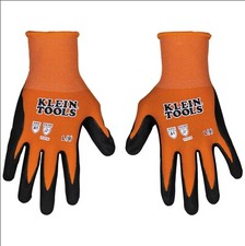 Klein Tools Cut-Resistant Knit Dipped Gloves - SIZE L - Pack of 5 Pairs