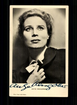 Antje Weißgerber Kunst und Bild Autogrammkarte Original Signiert # BC 219273