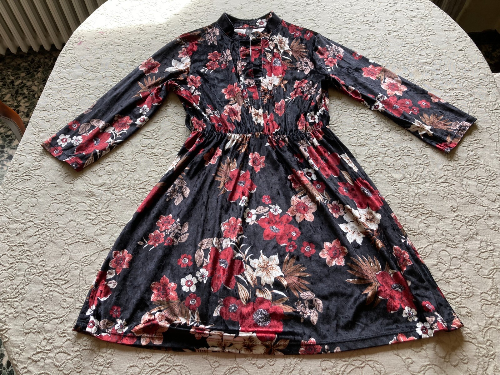 Vestito donna manica lunga - By New Collection - Taglia Unica.