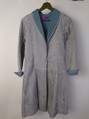 Nila Rubia Steppjacke Gr. Bohemian Ethno 100% Baumwolle Gr. Small Blätterdruck