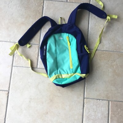 Kleiner Rucksack Kinder Blau Grün Decathlon Quechua Arpenaz 15