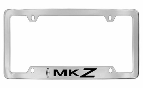 Lincoln MKZ Chrome Plated Metal License Plate Frame Holder - Picture 2 of 4
