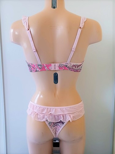 AIMEE L ENSEMBLE LINGERIE COULEUR ROSE - Picture 3 of 12