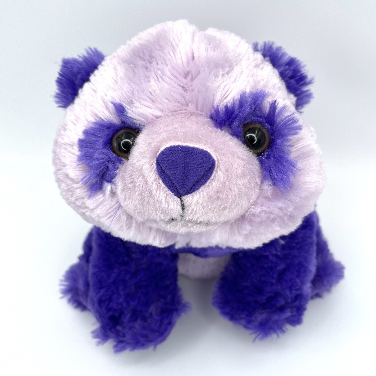 Wild Republic Vibes Purple Panda Bear Plush 2014 K & M Stuffed