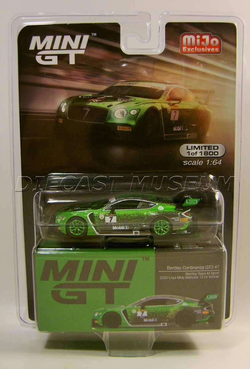 MINI GT ベントレー コンチネンタル GT3 #7 BENTLEY CONTINENTAL GT3 #7 M SPORT CHASE CAR MIJO TSM MODEL