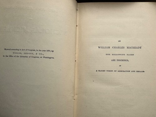 -Dickens' Works Household Edition,Illustrated,Inscribed,Dedicated-1870&1871 LOT - Picture 6 of 20