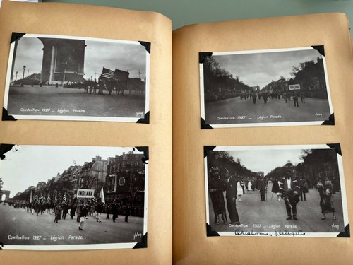 1927 WWI 2nd AEF US Army soldier Convention Scrapbooks Paris Venice England - Picture 4 of 11