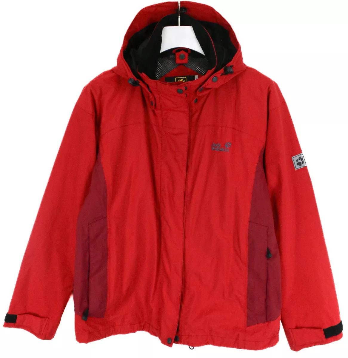 JACK WOLFSKIN Texapore Jacket Women s UK 18 Removable Hood Waterproof Windproof