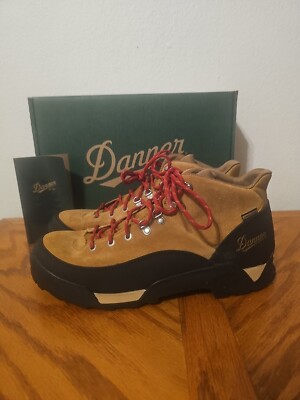 DANNER  PANORAMA 6'' GOBLIN BROWN/RED OUTDOOR BOOTS 63433 - MENS SIZE 9EE NEW 