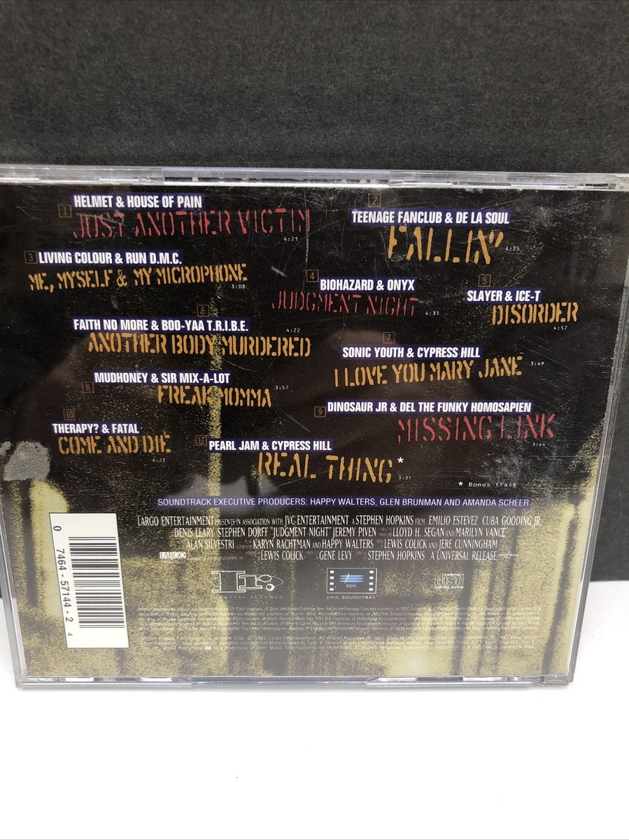 Judgment Night Original Soundtrack (CD Used) METAL/RAP | eBay