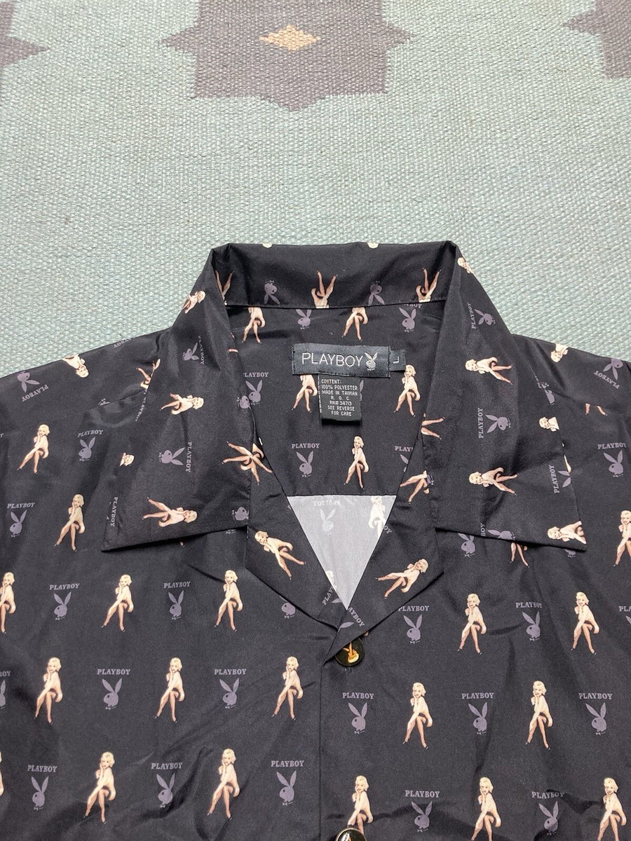 Vintage playboy button shirt Marilyn Monroe pinup girl