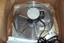 Airmaster 23012  Shutter Mount Exhaust Fan: 16 in Blade,  1/15 hp, 115V ,2 Speed