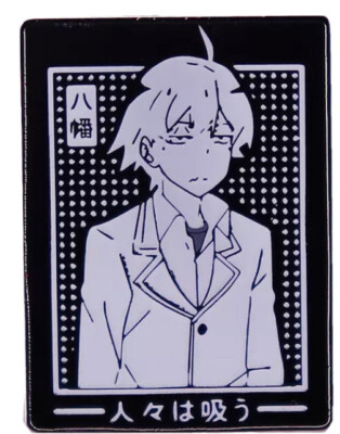 Meine Jugendromantikkomödie ist falsch wie erwartet Hatchiman Metall Pin Anime