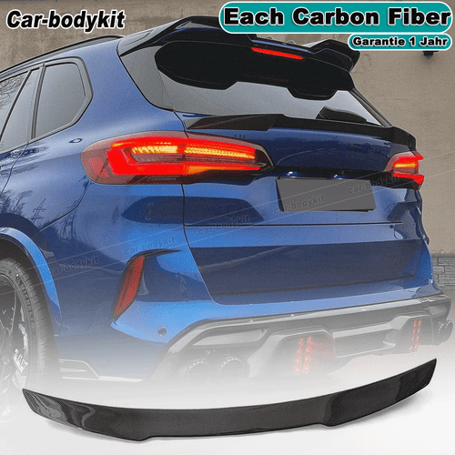 Spoiler posteriore centrale in carbonio spoiler ala labbro adatto per BMW X5 G05 X5M F95 20-25 - Foto 1 di 7