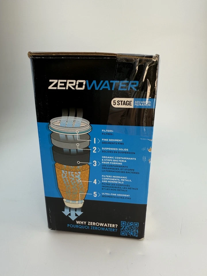 NEW ZEROWATER 5 Stage Advanced Filtration 3 Replacement Water Filters FS Charity - Image 4 of 4