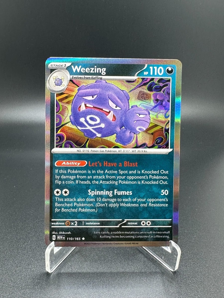 Weezing 110/165 - Scarlet & Violet - 151 - Pokemon TCG | eBay