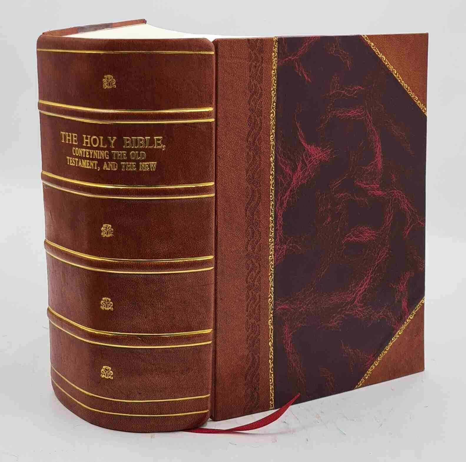 The Holy Bible Conteyning The Old Testament And The New 1611 [Leather Bound]