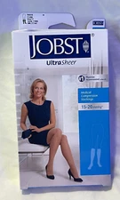 Jobst Ultrasheer 15-20 mmHg Knee High Compression Stockings X-Large Natural