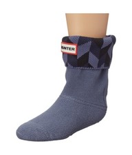 Hunter Kids 247852 Blue Geometric Dazzle Boot Sock Size X-Small