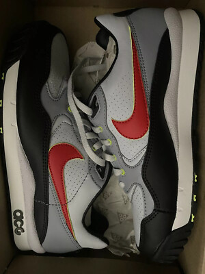Nike Air Wildwood ACG mens 4.5/wmns 6 Pure platinum/comet red NEW with Box