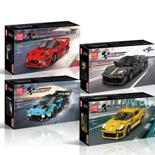 MOULD KING Mini Supercar Bricks Toys Sports Car Model DIY Puzzle Building Blocks