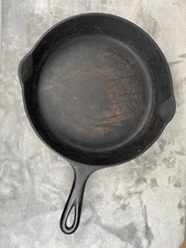 Vintage Griswold Cast Iron No. 8 Skillet 704 E Erie PA USA Flat