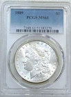 1889 P Morgan Silver Dollar PCGS MS61 Bright Just Graded PQ New Holder #S252G