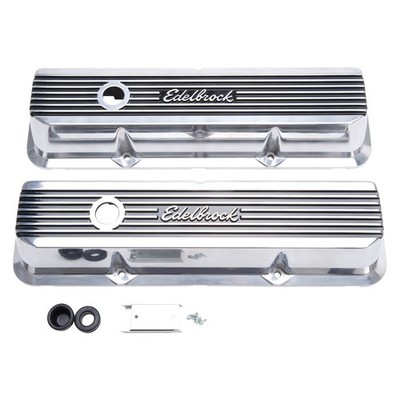 Edelbrock Engine Valve Cover Set Fits 1969 Mercury Cougar