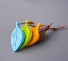 Reliable Silicone Door Blocker with Leaf Shape Secure Hand Protection Accessory
