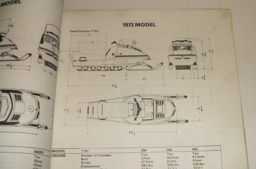 Skidoo Tech Data Wiring Manual 1970-1973 Tnt Nordic Skandic Elan Alpine - Picture 6 of 7