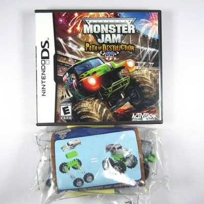 Monster Jam Path of Destruction CIB Nintendo DS Authentic Tested Limited Edition