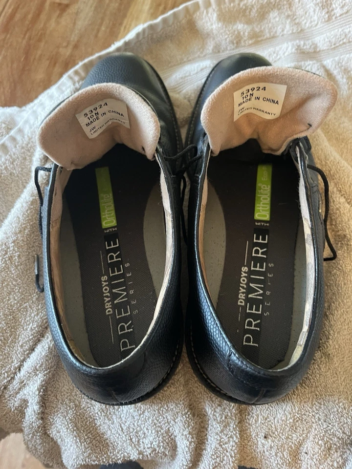 FootJoy Premiere Series Size 10 Narrow Black Golf Shoes - Image 4 of 4