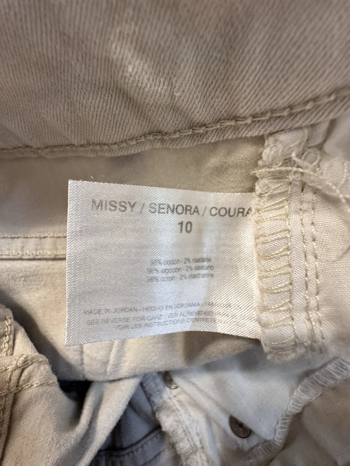 Женские шорты Code Bleu 10 хаки джинсовая ткань бермуды прогулочные карманы челси дамские - Изображение 3 из 4