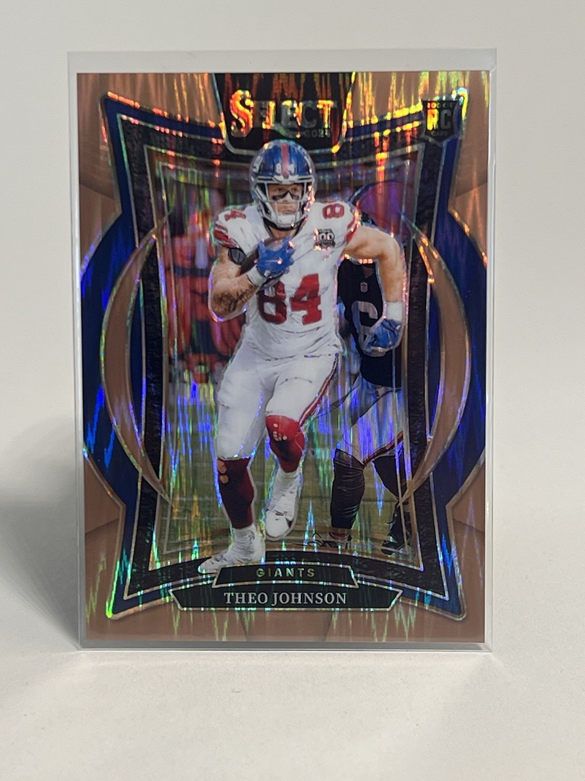 Theo Johnson Panini Select #96 Copper Shock
