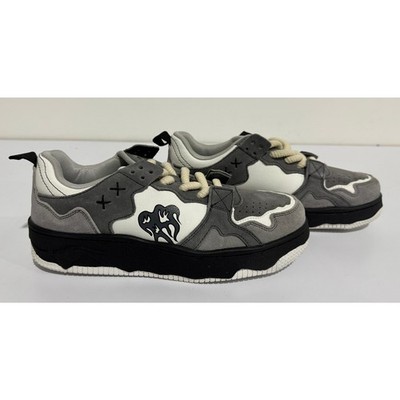 Supermade Men's Vintage Niche Casual Skate Shoes Gray Size 44 NEW #024SB