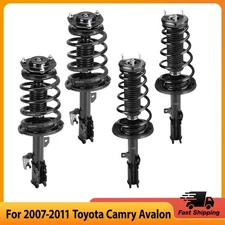 Front and Rear Strut w/Coil Spring Assembly for Lexus ES350 Toyota Avalon Camry