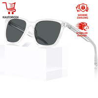 Polarisierte Herren Sonnenbrille Rechteckig Acetatrahmen 100% Uv-Schutz Sport