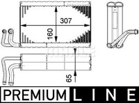 Mahle Verdampfer Klimaanlage KLIMA-KÜHLER | AE 68 000P