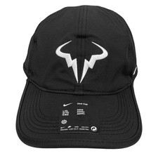 Nike Dri-FIT Club Rafa Tennis Cap Hat Size L/XL Black White FB5600-010