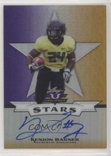 2013 Leaf Valiant Stars Orange 22/25 Kenjon Barner #S-KB1 Auto 0s3