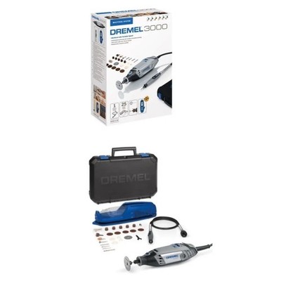 DREMEL 3000 + Flexwelle E 25 Zubehör Schwarz Blau F0133000JP