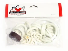 Gottlieb World Beauties Pinball Machine Replacement Repair Rubber Ring Kit White