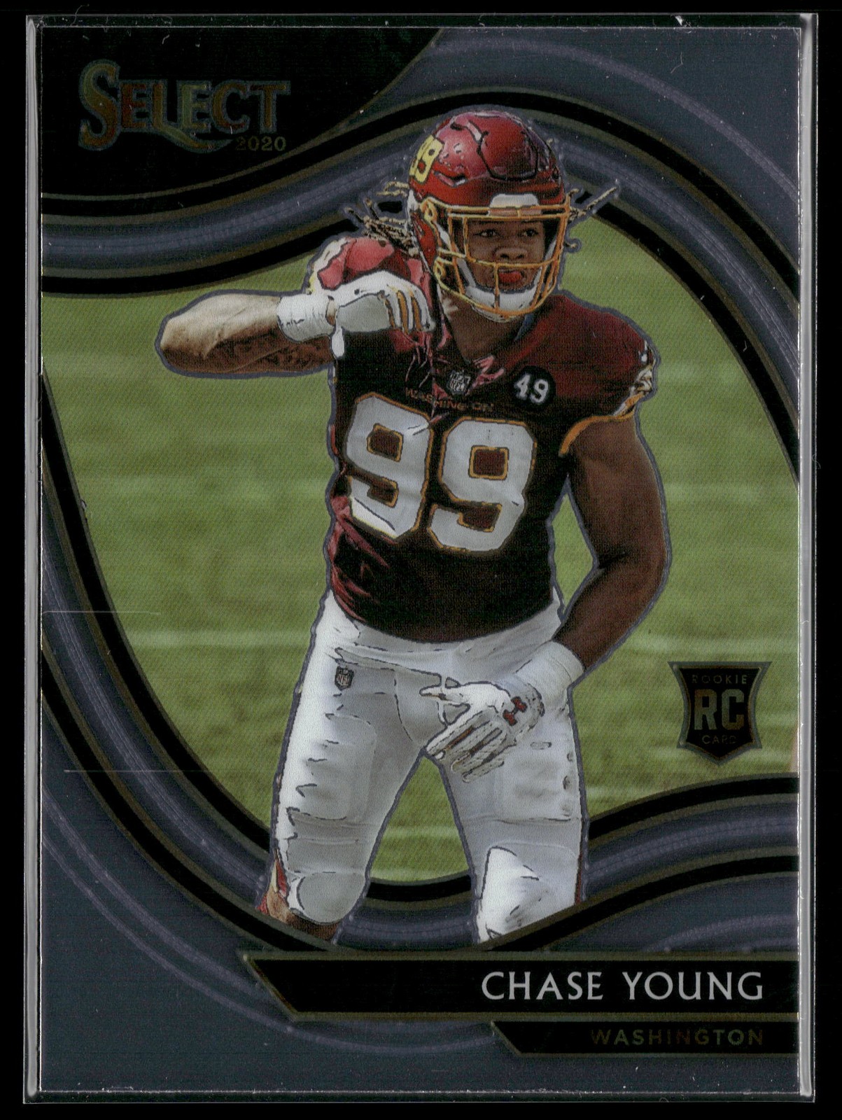 2020 Panini Select #364 Chase Young